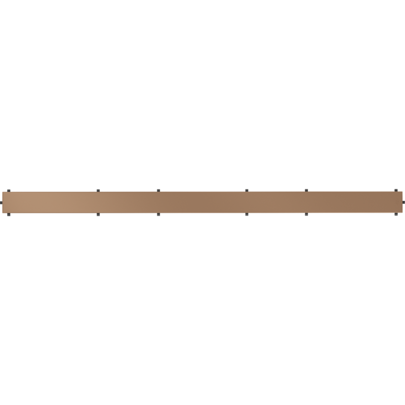 Mexen Flat M13 Abdeckung 2in1 für Linienabfluss 80 cm, gebürstetes Kupfer - 1C19080