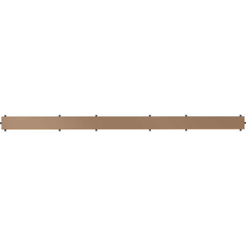 Mexen Flat M13 Abdeckung 2in1 für den Rinnenablauf 100 cm, gebürstetes Kupfer - 1C19100