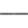 Mexen Flat M13 Abdeckung 2-in-1 für Linienablauf 60 cm, gebürstetes Gun Gray - 1E19060