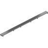 Mexen Flat M13 Abdeckung 2-in-1 für linearen Abfluss 100 cm, gebürstet in Gun Gray - 1E19100