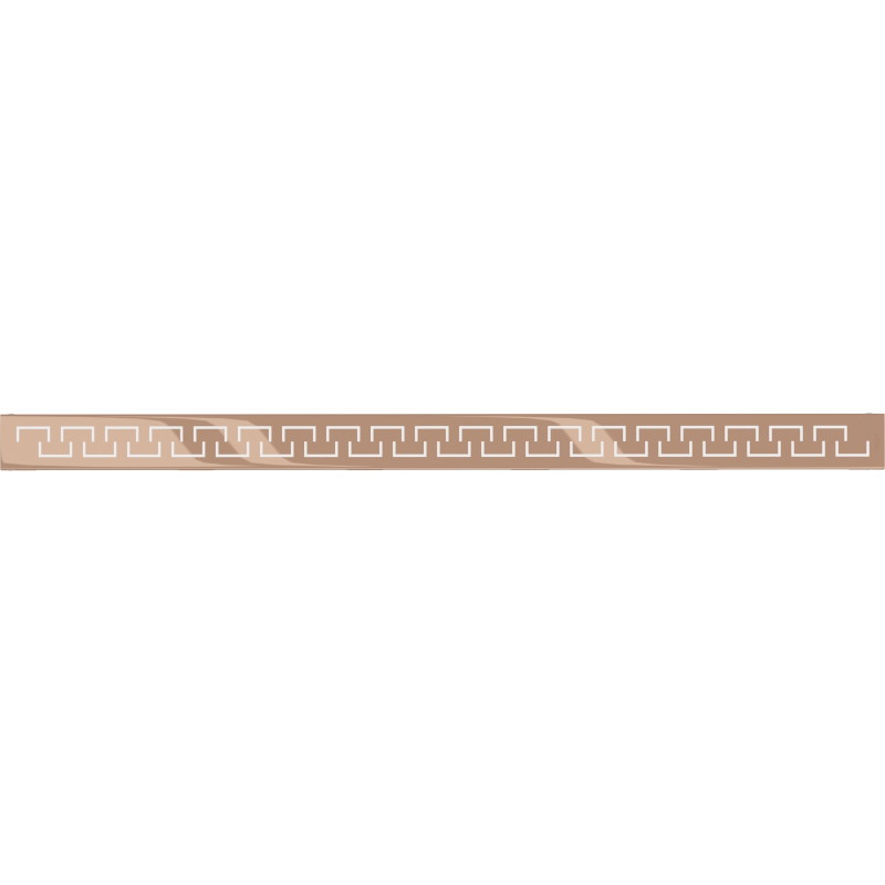 Mexen Flat M15 Abdeckung für Linienablauf 80 cm, Roségold - 1624080