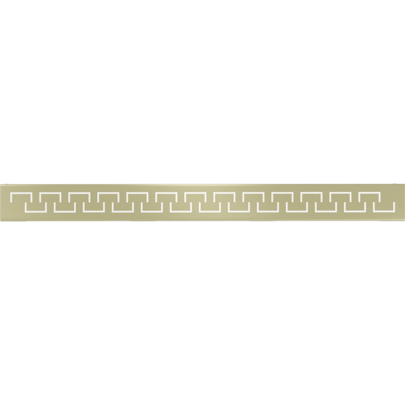 Mexen Flat M15 Verkleidung für Duschrinne 60 cm, gebürstetes Gold - 1A24060