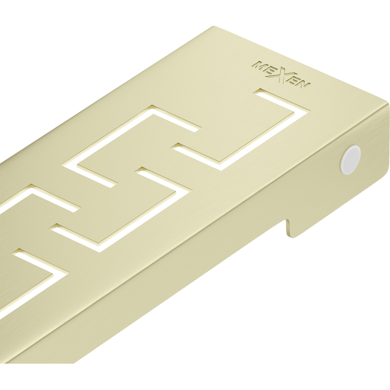 Mexen Flat M15 Abdeckung für Linienentwässerung 80 cm, gebürstetes Gold - 1A24080