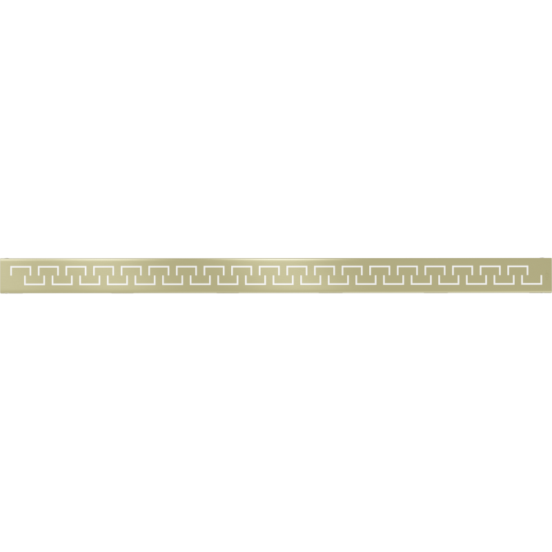 Mexen Flat M15 Abdeckung für Linienentwässerung 80 cm, gebürstetes Gold - 1A24080