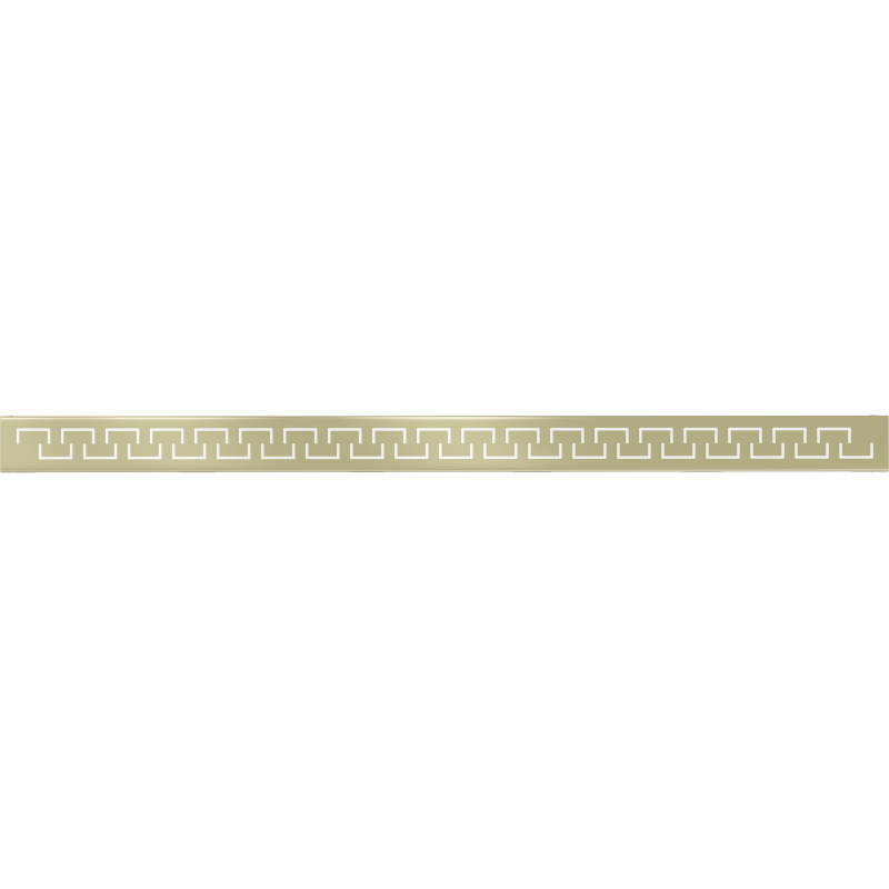 Mexen Flat M15 Abdeckung für den Linienablauf 100 cm, gebürstetes Gold - 1A24100
