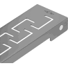 Mexen Flat M15 Abdeckung für Linienentwässerung 100 cm, gebürstet in Gun Gray - 1E24100