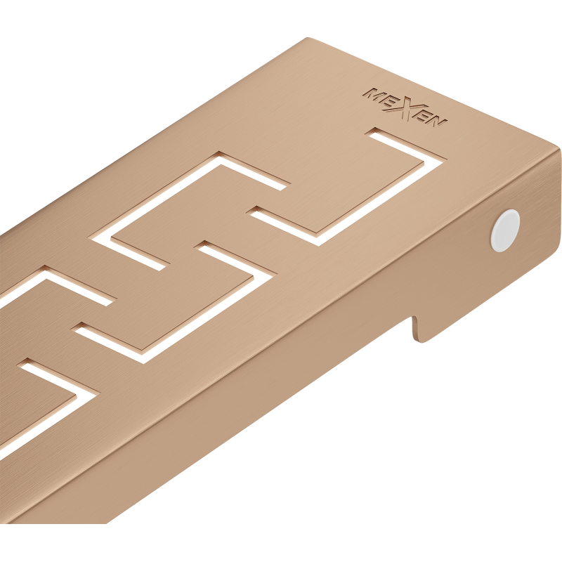 Mexen Flat M15 Abdeckung für Linienentwässerung 80 cm, gebürstetes Kupfer - 1C24080