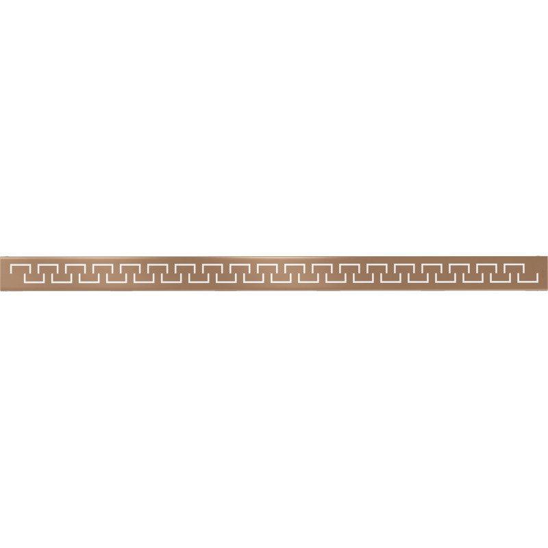 Mexen Flat M15 Abdeckung für Linienabfluss 90 cm, gebürstetes Kupfer - 1C24090