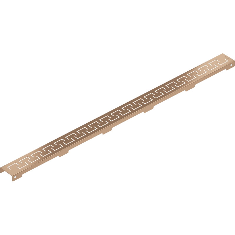 Mexen Flat M15 Blende für Linienentwässerung 100 cm, gebürstetes Kupfer - 1C24100