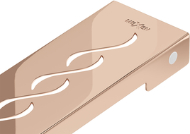 Mexen Flat M18 Abdeckung für Lineargully 50 cm, Roségold - 1623050