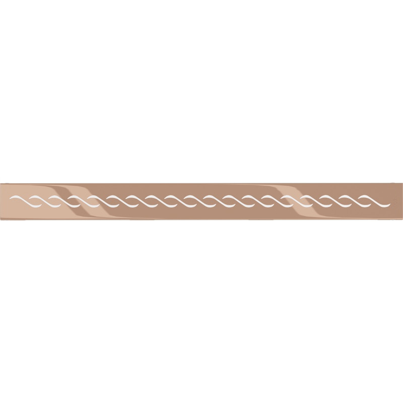 Mexen Flat M18 Abdeckung für 50 cm Linienentwässerung, Roségold - 1623050