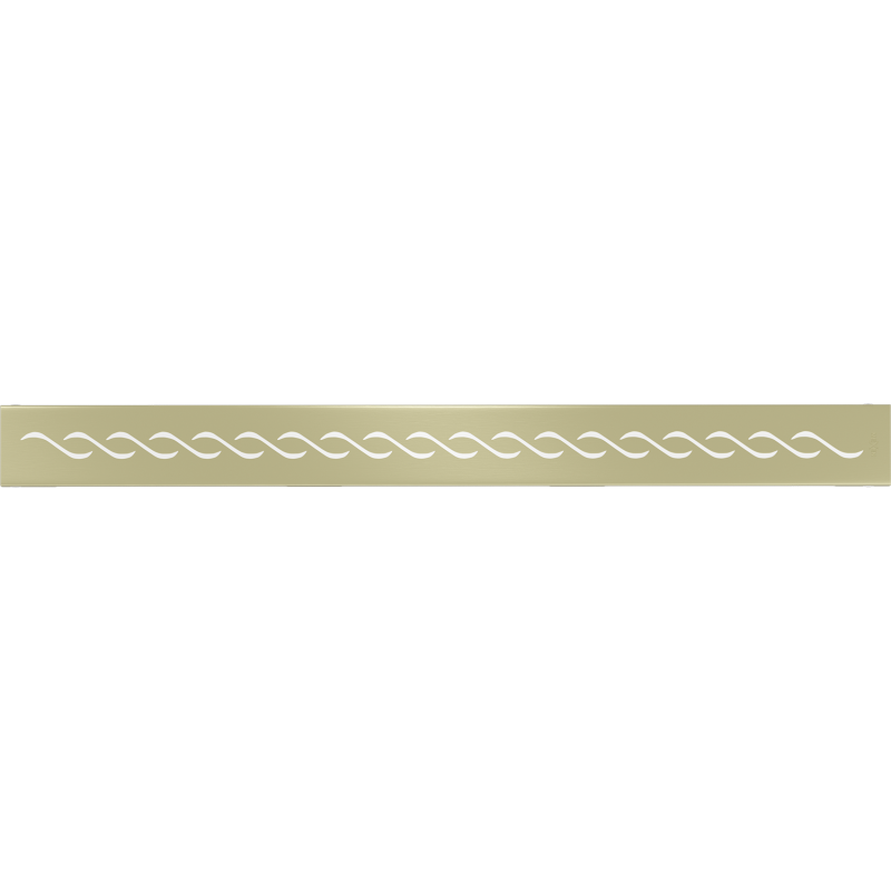Mexen Flat M18 Abdeckung für Linienablauf 60 cm, gebürstetes Gold - 1A23060