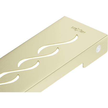 Mexen Flat M18 Abdeckung für Linienentwässerung 80 cm, gebürstet Gold - 1A23080
