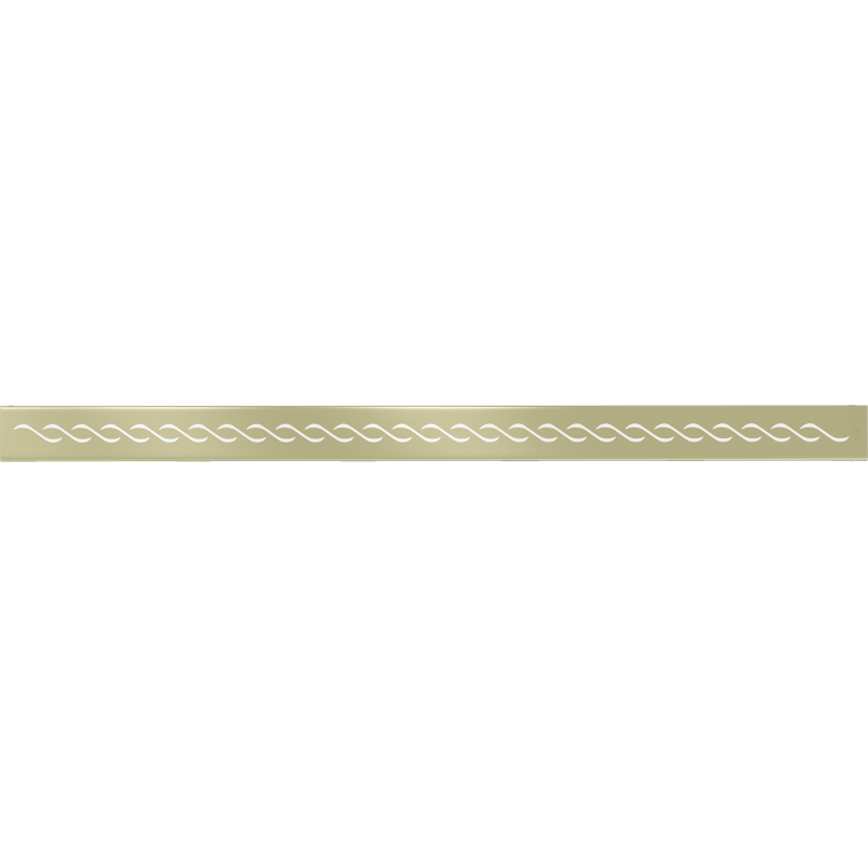 Mexen Flat M18 Abdeckung für Linienentwässerung 80 cm, gebürstet Gold - 1A23080