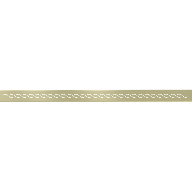 Mexen Flat M18 Abdeckung für Linienentwässerung 80 cm, gold gebürstet - 1A23080
