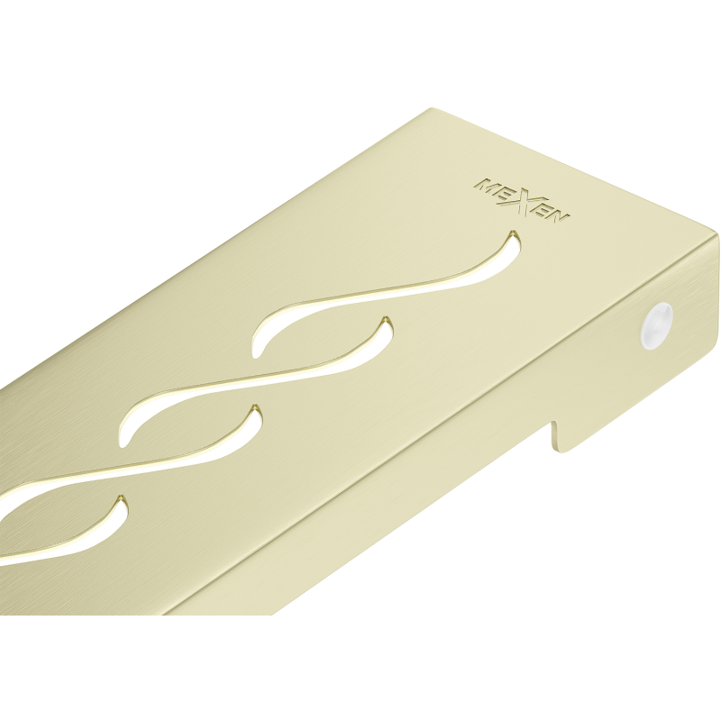 Mexen Flat M18 Abdeckung für Linienentwässerung 100 cm, gebürstetes Gold - 1A23100