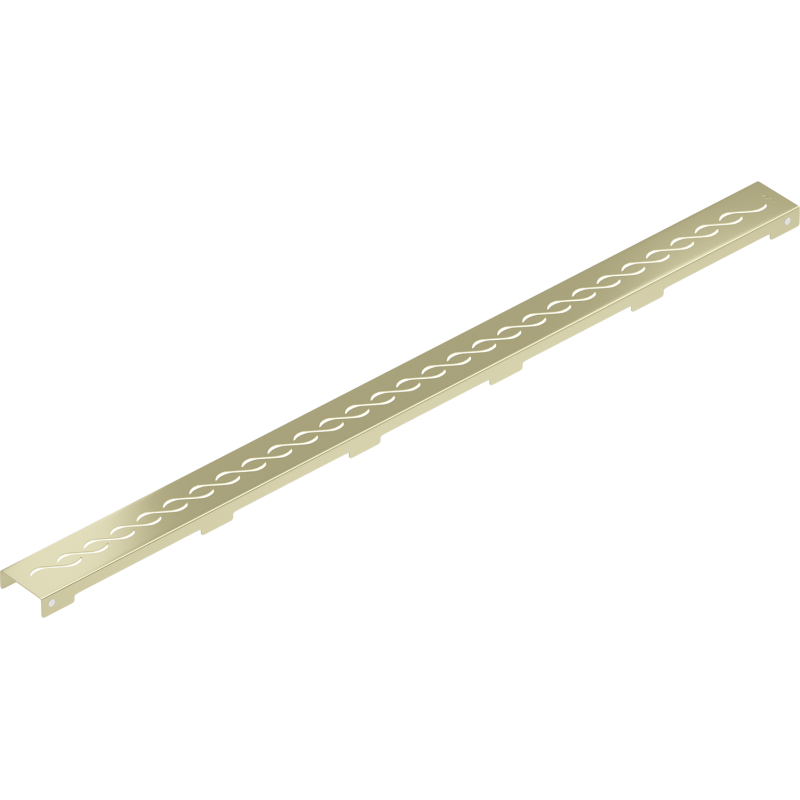 Mexen Flat M18 Abdeckung für Linienentwässerung 100 cm, gebürstetes Gold - 1A23100