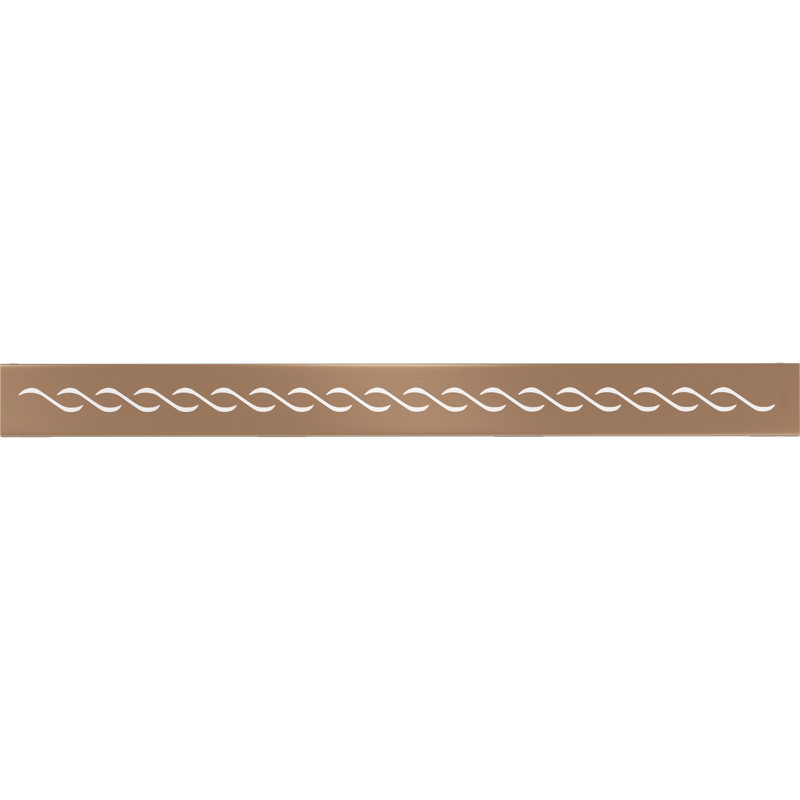 Mexen Flat M18 Abdeckung für Rinnenablauf 50 cm, gebürstetes Kupfer - 1C23050