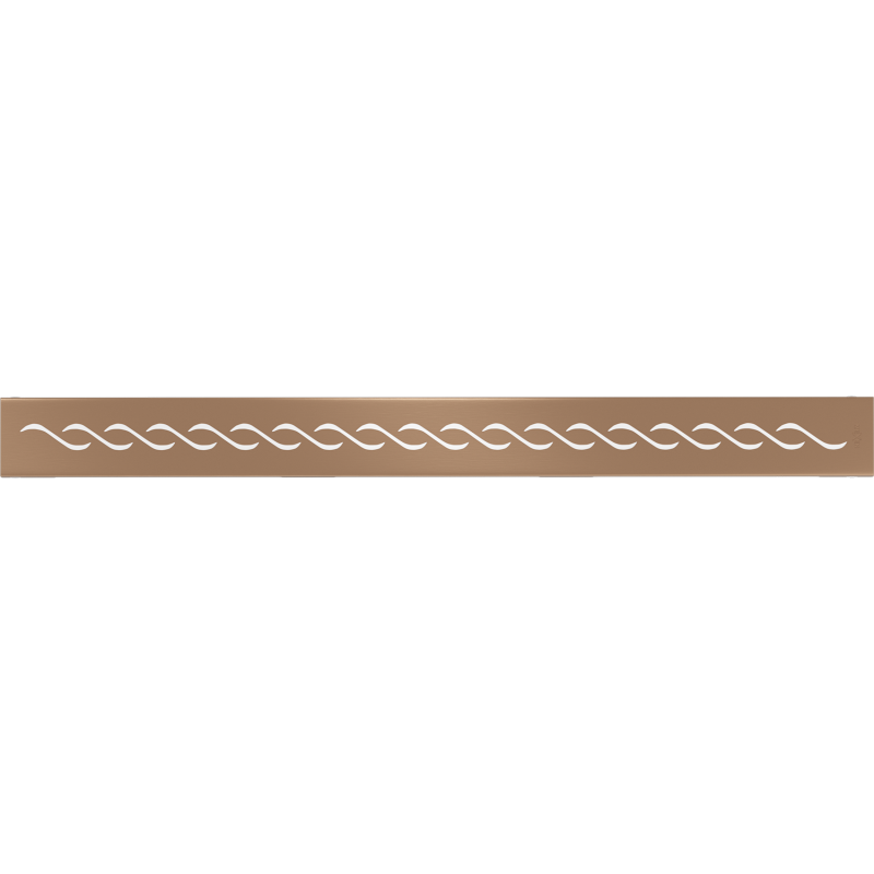 Mexen Flat M18 Abdeckung für Linienablauf 60 cm, gebürstetes Kupfer - 1C23060