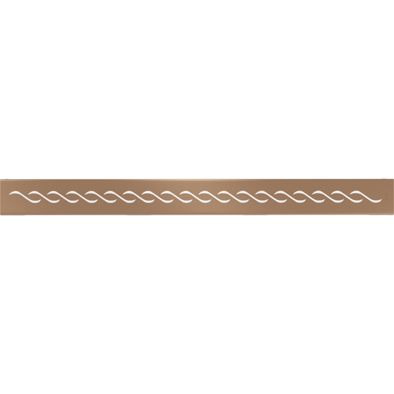 Mexen Flat M18 Abdeckung für Linienablauf 70 cm, gebürstetes Kupfer - 1C23070
