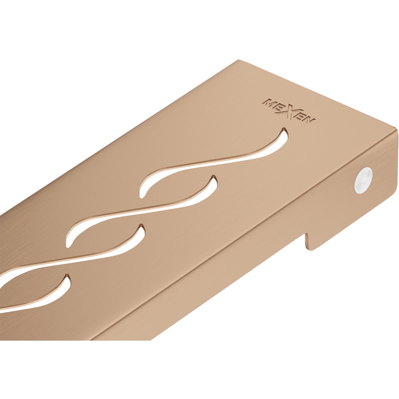 Mexen Flat M18-Abdeckung für Linienentwässerung 80 cm, gebürstetes Kupfer - 1C23080
