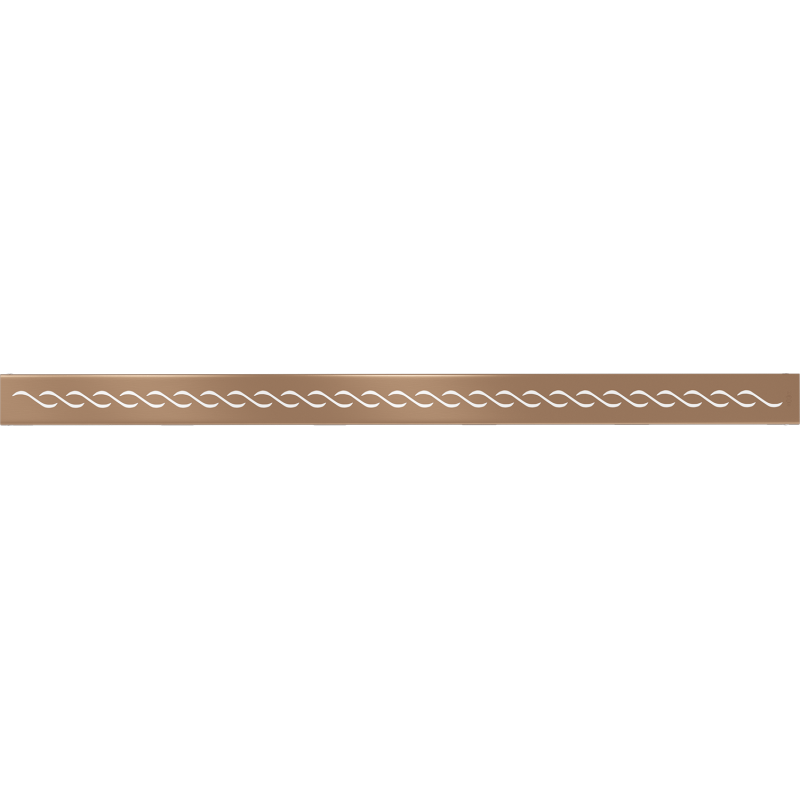 Mexen Flat M18 Abdeckung für linearen Ablauf 80 cm, gebürstetes Kupfer - 1C23080