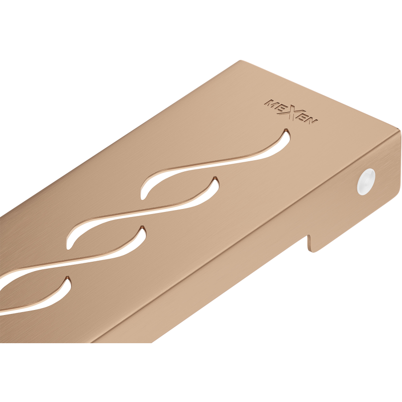 Mexen Flat M18 Abdeckung für lineare Entwässerung 90 cm, gebürstetes Kupfer - 1C23090