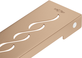Mexen Flat M18 Abdeckung für lineare Entwässerung 90 cm, gebürstetes Kupfer - 1C23090