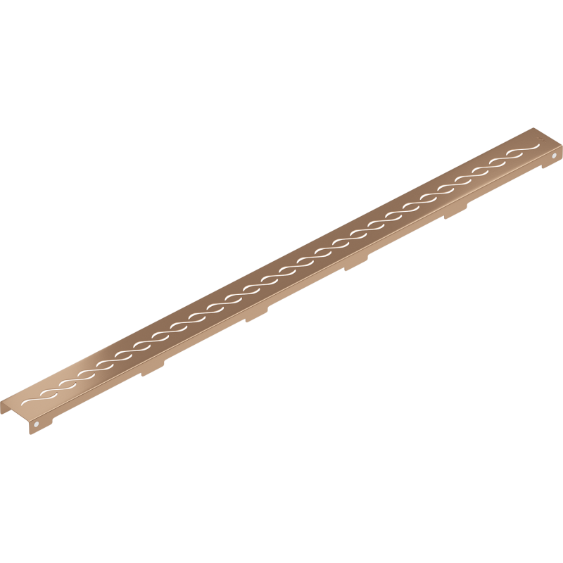Mexen Flat M18 Abdeckung für lineare Entwässerung 90 cm, gebürstetes Kupfer - 1C23090