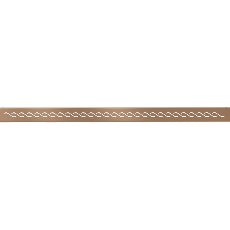 Mexen Flat M18 Abdeckung für lineare Ablauf 100 cm, gebürstetes Kupfer - 1C23100