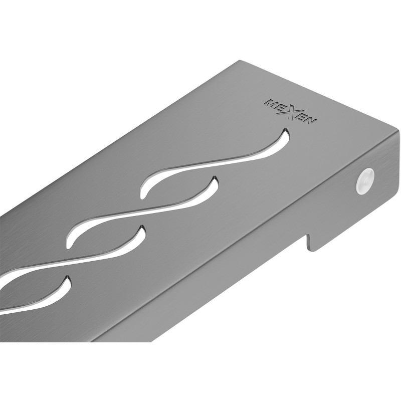 Mexen Flat M18 Abdeckung für linearen Abfluss 50 cm, gun gray gebürstet - 1E23050