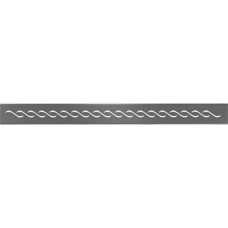 Mexen Flat M18 Abdeckung für linearen Abfluss 50 cm, gun gray gebürstet - 1E23050