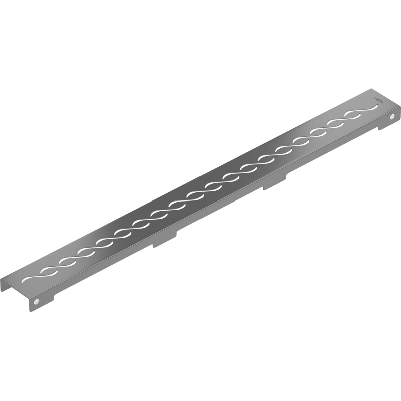 Mexen Flat M18 Verkleidung für Linienablauf 50 cm, Mattschwarz gebürstet - 1E23050