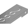 Mexen Flat M18 Abdeckung für Linienablauf 60 cm, gebürstetes Gun Gray - 1E23060