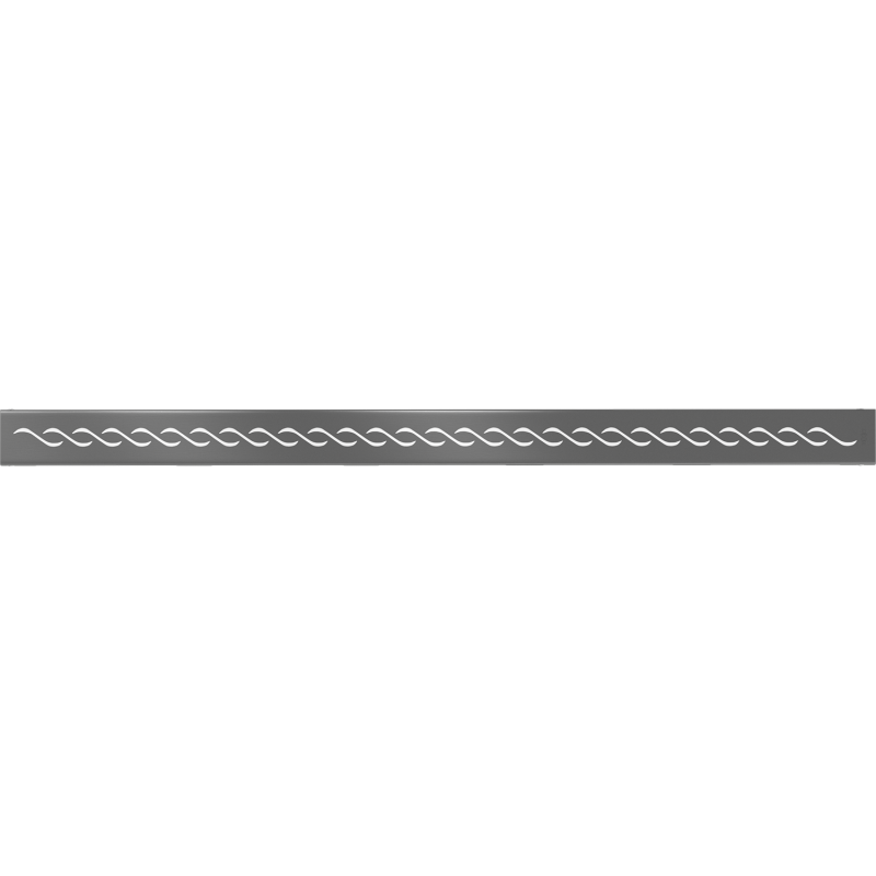 Mexen Flat M18 Abdeckung für Linienablauf 80 cm, geschliffen gun gray - 1E23080