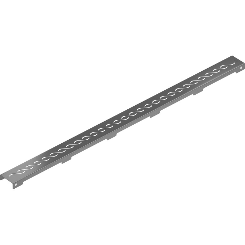 Mexen Flat Abdeckleiste M18 für Duschrinne 90 cm, Gun Grey gebürstet - 1E23090