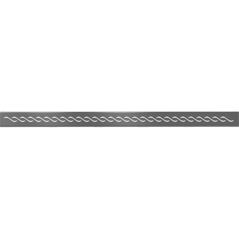 Mexen Flat Abdeckleiste M18 für Duschrinne 90 cm, Gun Grey gebürstet - 1E23090