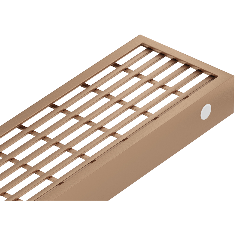 Mexen Flat M33 Abdeckung für Linienentwässerung 50 cm, gebürstetes Kupfer - 1C33050