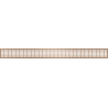 Mexen Flat M33 Abdeckung für Linienentwässerung 50 cm, gebürstetes Kupfer - 1C33050