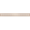 Mexen Flat M33 Abdeckung für Linienentwässerung 60 cm, gebürstetes Kupfer - 1C33060