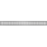 Mexen Flat M33 Abdeckung für Linienentwässerung 50 cm, gebürstetes Gun Gray - 1E33050