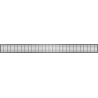 Mexen Flat M33 Abdeckung für Duschrinne 60 cm, Gun Gray gebürstet - 1E33060