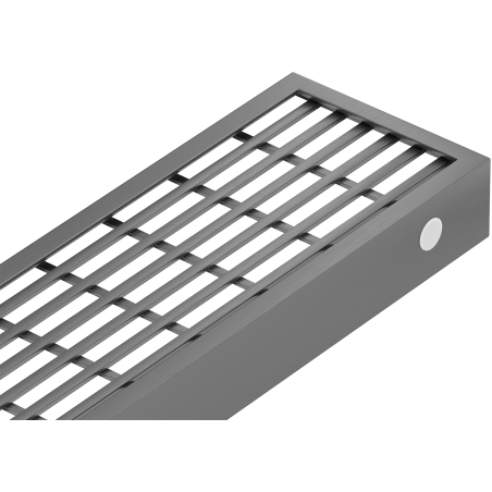 Mexen Flat M33 Abdeckung für Linienentwässerung 80 cm, gebürstetes Gun Gray - 1E33080