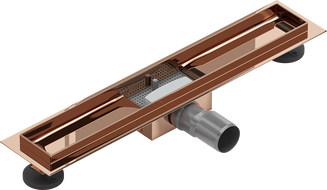 Mexen Flat Korpus für Linienablauf 60 cm, Roségold - 1615060