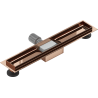 Mexen Flat Korpus für Linienablauf 60 cm, Roségold - 1615060