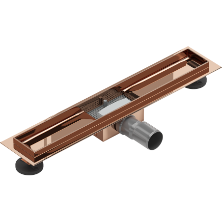 Mexen Flat Gehäuse für Linienentwässerung 50 cm, Roségold - 1615050