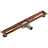 Mexen Flat Korpus für Linienablauf 70 cm, Roségold - 1615070