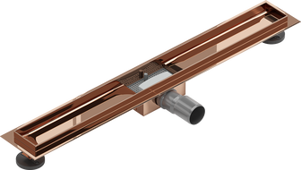 Mexen Flat Korpus für Linienablauf 70 cm, Roségold - 1615070