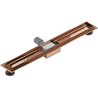 Mexen Flat Korpus für Linienablauf 70 cm, Roségold - 1615070