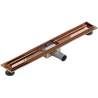 Mexen Flat Korpus für Linienablauf 80 cm, Roségold - 1615080